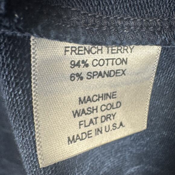 Testimony Los Angeles Women’s Faux Denim French Terry One Button Jacket Medium M - Picture 5 of 6